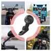 Angled Head Adapter Ball Base Angled Shock Absorbing Sturdy Alloy Ball Base Motorcycle Phone Holder Cycling Accessories for Bike
