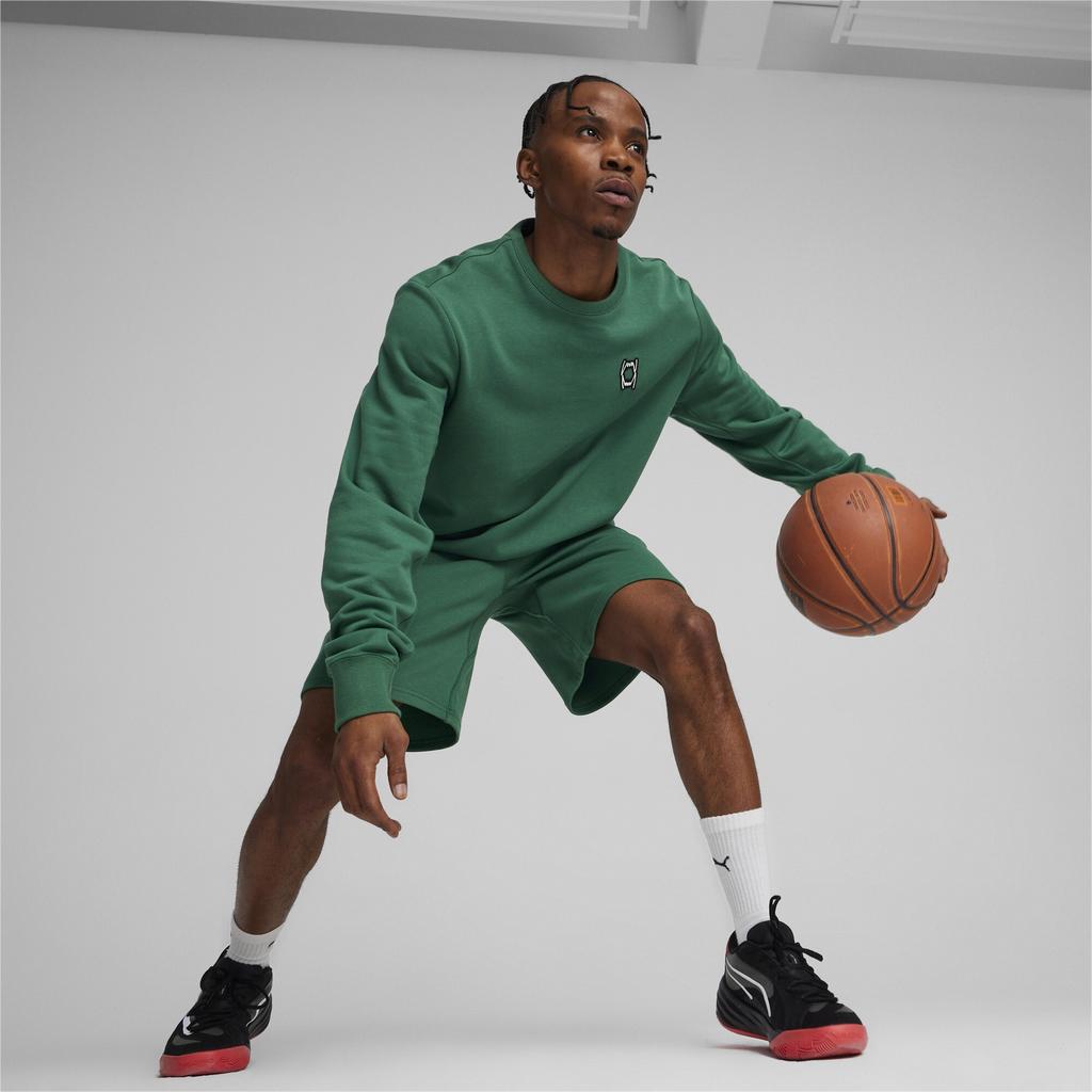 Puma PIVOT CREWNECK Men's Sweatshirt Green 62478201 R S