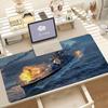 Game World Of Wwarships Mouse Pad Anti Slip Rubber Edge Locked Thickened Laptop Gaming Desk Mat