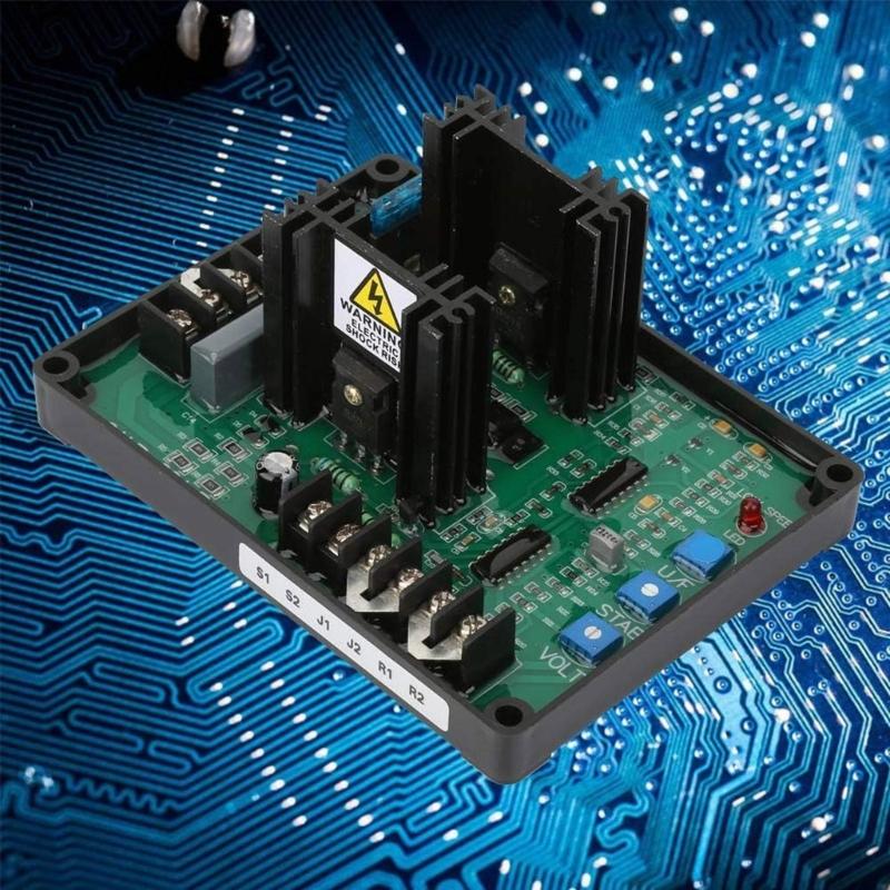 Automatic Voltages Regulator for Generators Ensures Stable Output Preventing Device Damage from Fluctuations Suitable for Home and Outdoor Use