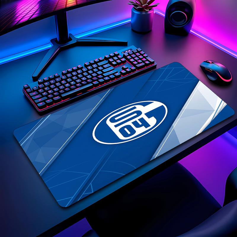 Tappetino per Mouse con Motivo Calcio Schalke 04 Non?Tappetino Mouse da Gioco Antiscivolo con Base in Gomma per Scrivania Ufficio Casa