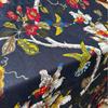 Classic Floral and Bird Linen Cotton Printed Fabric For Soft Goods Blanket DIY Patchwork Handicraft Clothes Furniture Upholstery