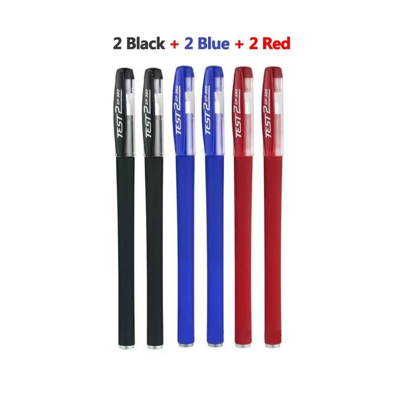 European Standard 0.5mm Black Bullet Tip Neutral Pen Set with Office Refills