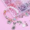 For Diy Handmade Beaded Bracelet Necklace Accessories 360Pcs 24-Grid Crystal Glass Set