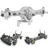 RC Car Metal Front Axle Assembly for HSP 94180 RGT 18000 1 10 Crawler Type Truck Silver