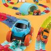 Zero Gravity Car Set, New Magic LED Light-Up Race Cars with Changeable Tracks, DIY Race Track Toy, Tracked Car Toy for Kids, Electric Train,