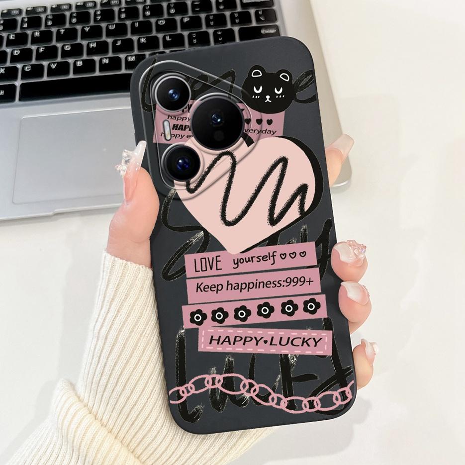 For Huawei Pura 70 Pro 5G Case Cute Cartoon Cover Shockproof Soft TPU Phone Cases For Huawei Pura 70 Pro Plus Pura70 Pro+ Fundas