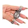Fashion Temperament Women'S Watch Women'S Watch Women'S Stainless Steel Strap Simple Retro Square Light Luxury Quartz Watch