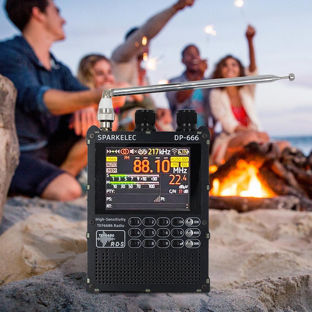 FM/LW/MW/SW Full Band Radio Battery Operated Radio DSP Full Band Portable Radio DP-666 TEF6686 Digital Radio Signal Generators