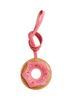 Handmade Donut Bag Pendant Genuine Leather Bags Keychain for Handbags Interesting Stylish Luxury Design Bag Accessories