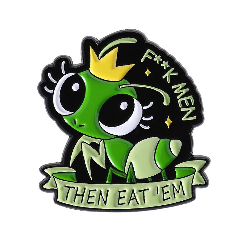 

Эмалевые значки «Феминизм богомола» на заказ «ЕШЬ ПАТРИАРХАТ» Броши Значки на лацкан Одежда Животные Украшения Подарок для детей Друзей