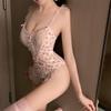 Shi Meisha: Sex Underwear Sexy Lace Perspective Onesie Hot Open Hollow Women's Sweet Passion Suit