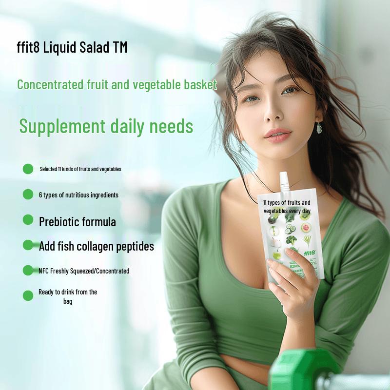 ffit8 Liquid Salad Fruit & Vegetable Juice (48-Pack)