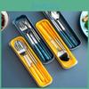 And Chopsticks Tableware Spoons Set Portable Stainless Steel Fork For Office Workers Foodgrade Single Student