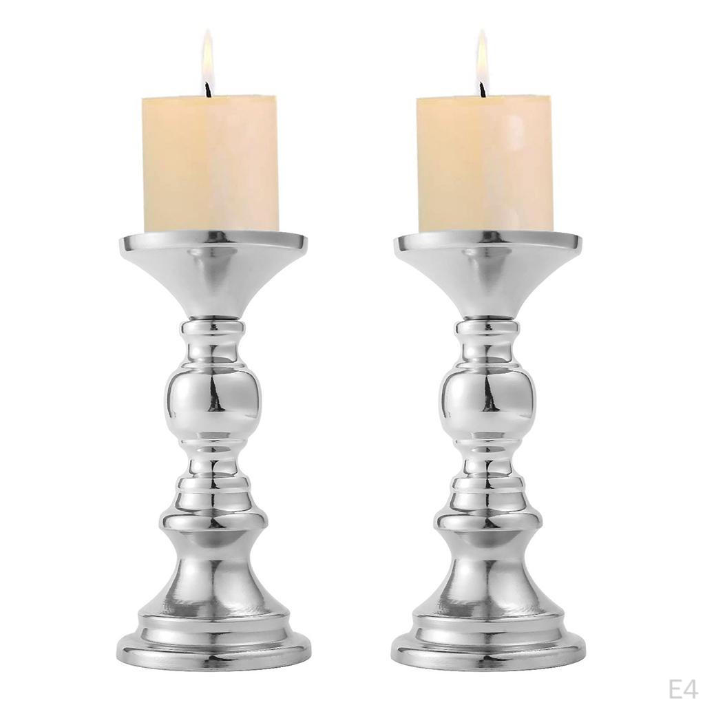 1 Pair of Vintage Candle , Tea Light Holder for Wedding, Christmas, Dining Room, Coffee Table,
