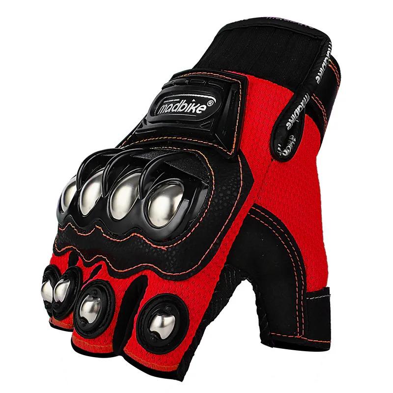 Motorcycle Gloves Men Breathable Non-slip Full Finger and Half Finger Touch Screen Racing GloveGuantes Motocross Motorbike Mesh