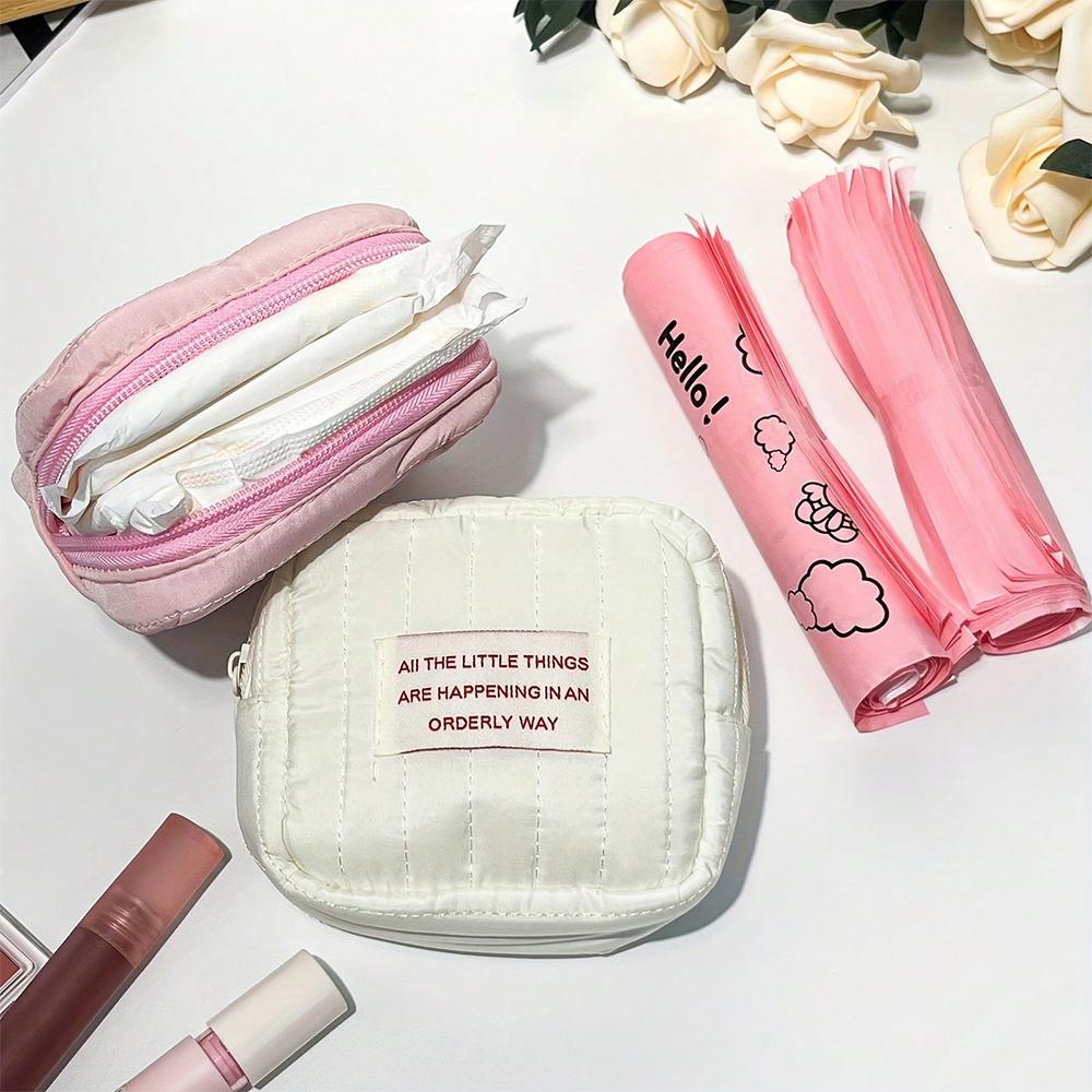 Xiaomi 100Pcs Sanitary Napkin Disposal Bags Self Adhesive Packaging Bags Mailing Bags Portable Period Pouches for Feminine Hygiene