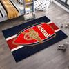 "Arsenal Logo Carpet Red Blue Football Club Fan Home Decor 60x80" Suitable for Use As an Anti-slip for Living Room Bedroom Sofas