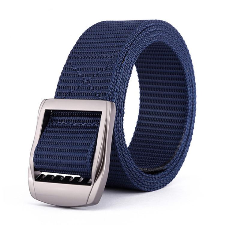 Nylon Tactical Outdoor Belt, Double Stepless Adjustable Canvas Belt, High-Quality Quick-Drying Belt