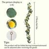 Artificial Lemon Wreath With Green Plants Home Door Wall Cover Wedding Holiday Party Dining Table Decoration