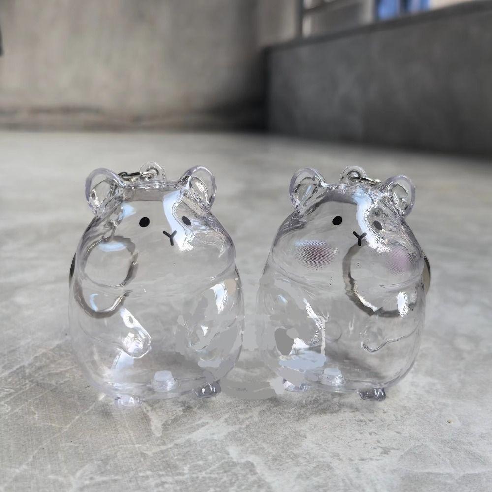 Pet Shaped Hamster Hair Storage Hair Container Pet Hair Memorial Keyring  Backpack
