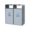 Stainless Steel Outdoor Park & Community Sorting Trash Can