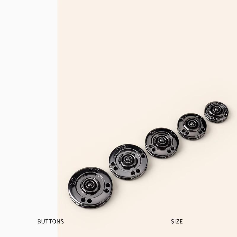 10Pcs Metal Hidden Buttons High-End Exquisite Cashmere Clothes Invisible Fixed Buttons Buttons Mother Buttons