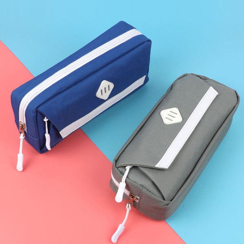 

Multifunctional Pencil Bag Oxford Canvas Storage Bag Stationery Bag School Student Supplies