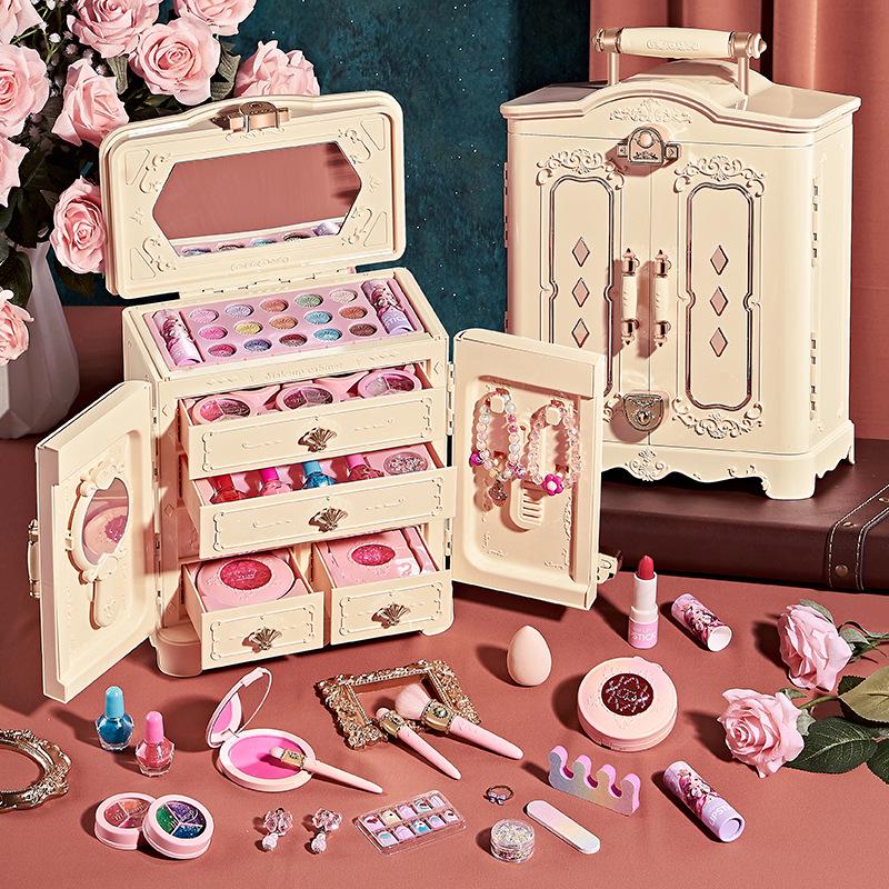 Princess Makeup Set for Kids: Girls’ Birthday Gift with Nail Polish