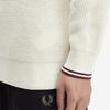 FRED PERRY [Sharp] Waffle Stitch Knit - Ecru Afpm2536507-560
