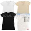 AIRism V-Neck Short-Sleeve T-Shirt S-4XL White/Black/Beige Men 482512 NWT