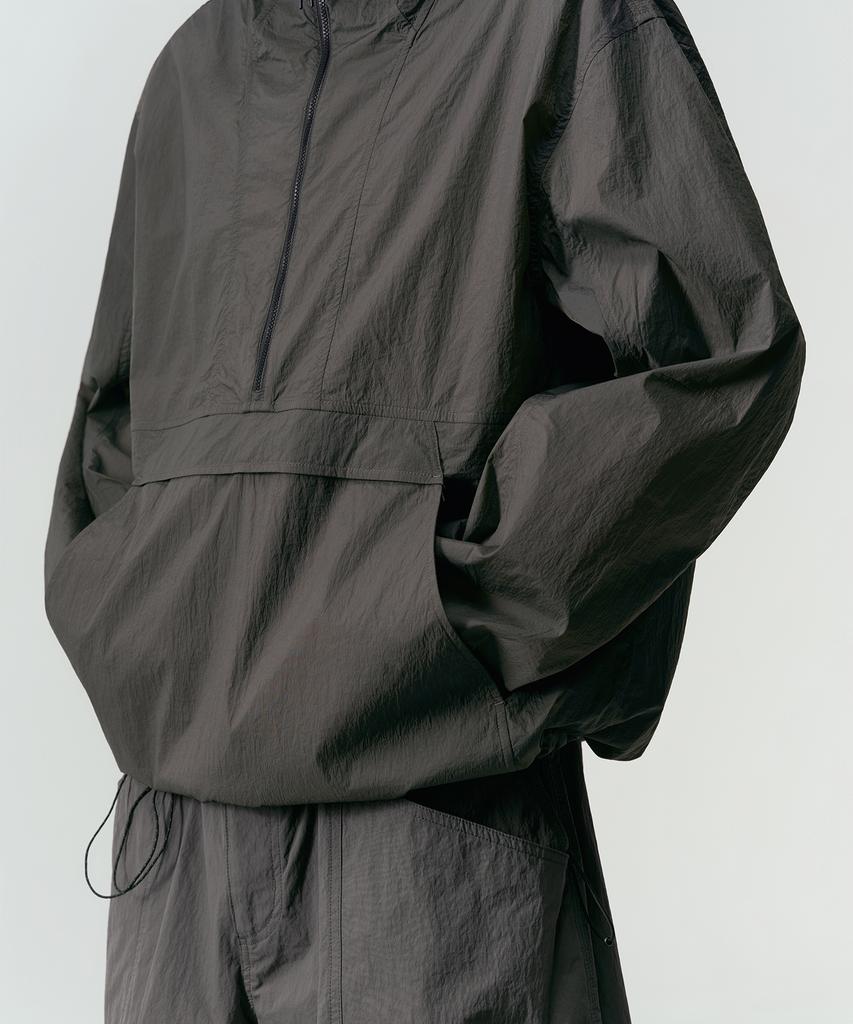 Musinsa Standard [City Leisure] Sheer Anorak Jacket [Mud Grey]
