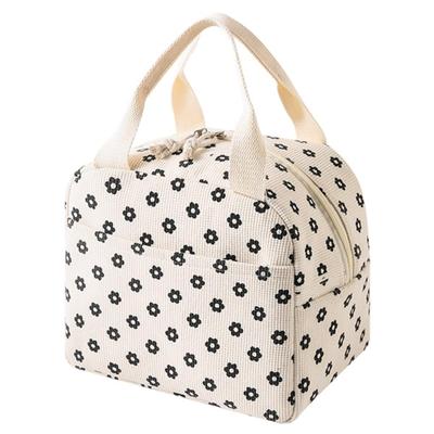Lunch Insulated Lunch Large Floral Cold Heat For Lunch Commuting To Cherry Blossom Sports Club Convenient Pattern [Senteria] Bag, Cute, Bag, Box,