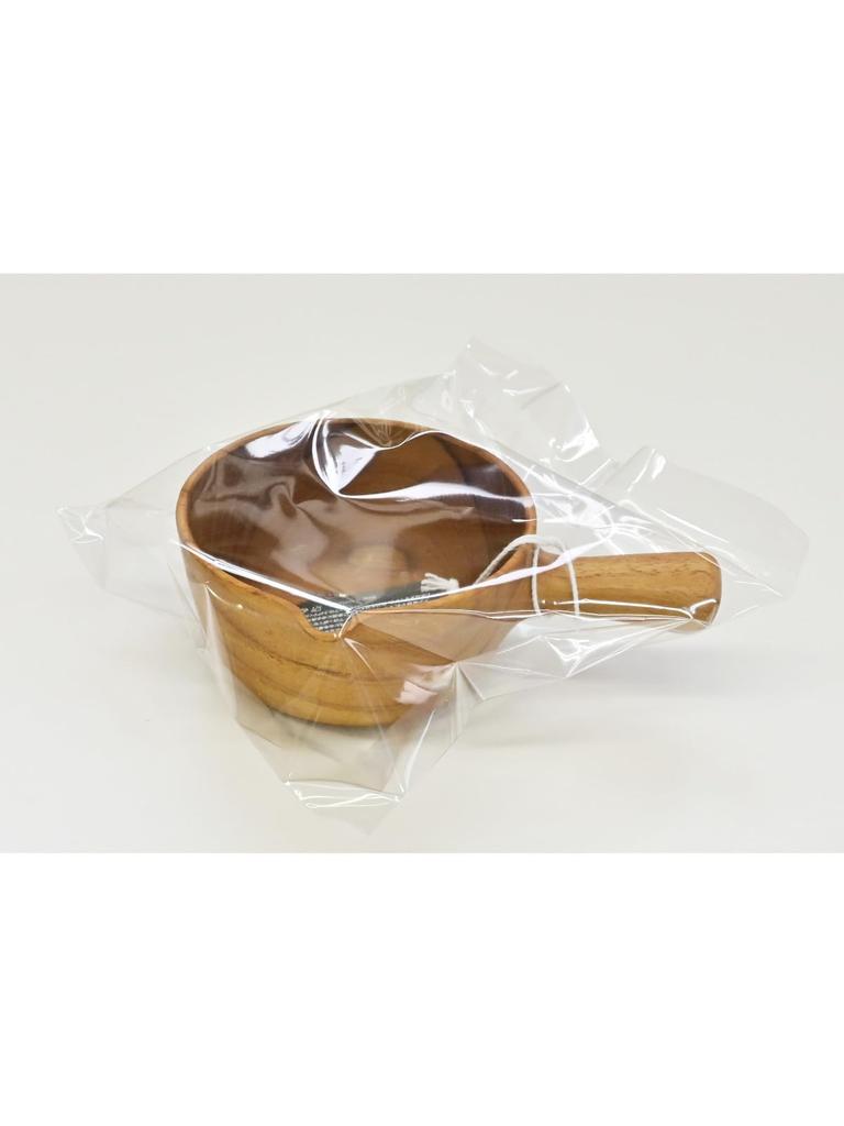 Chabatree CU-394 Wooden Milk Cup, Sauce Cup, 8cm, Coffee/Tea, Milk Pitcher, Syrup Container