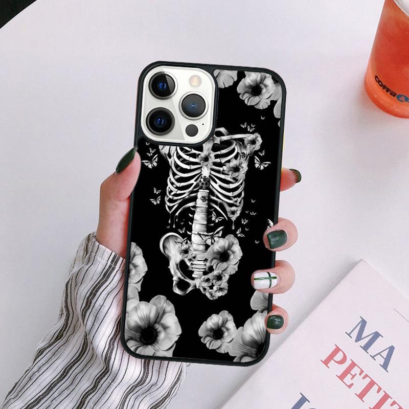 Medical Skeleton Anatomy Phone Case For iPhone 17 Air 14 13 12 16Pro Max 15 11 Plus Cover Shell Max coque