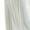 Salircon  New Sexy Bridal Tassel Imitation Pearl Shoulder Chain Necklace for Women Elegant Shawl Wedding Jewelry Accessories