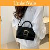 Chic Pu Small Square Handbag For Women Stylish Street Trend Shoulder Bag