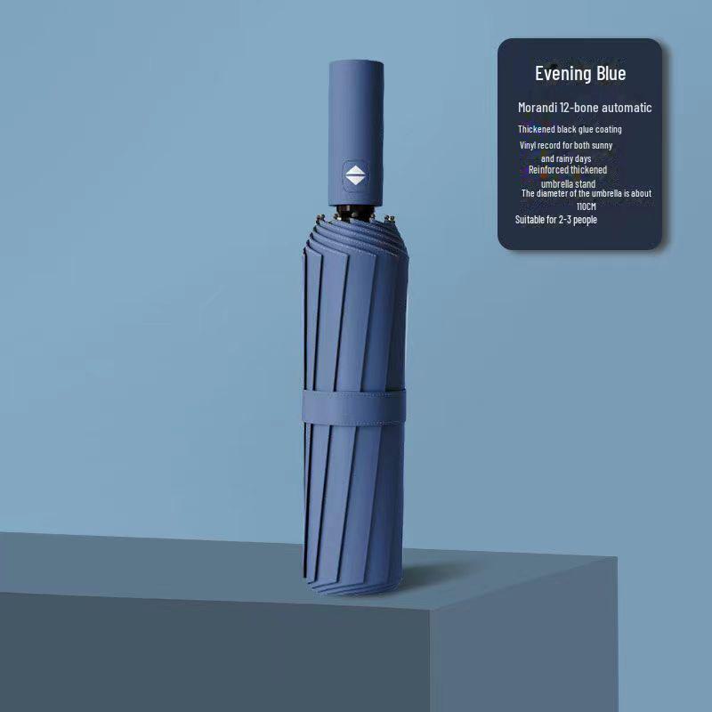 Parapluie pliant automatique coréen à double usage pour étudiantes - Protection contre le soleil et la pluie, résistant aux UV, grand.
