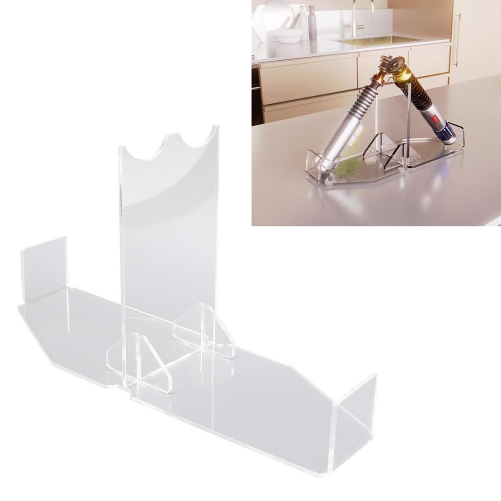 Display Stand Acrylic Desktop   Display Holder Rack Wand Stand Dagger Dispaly Stand with Anti Slip Pad