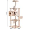 Luxury Wooden Cat Tree Condo