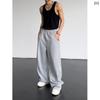 Tepláky High Street Ležérní Kalhoty Pánské Harajuku Oversized Sport Zimní Podzim Super Stylové Pánské Rovné Kalhoty