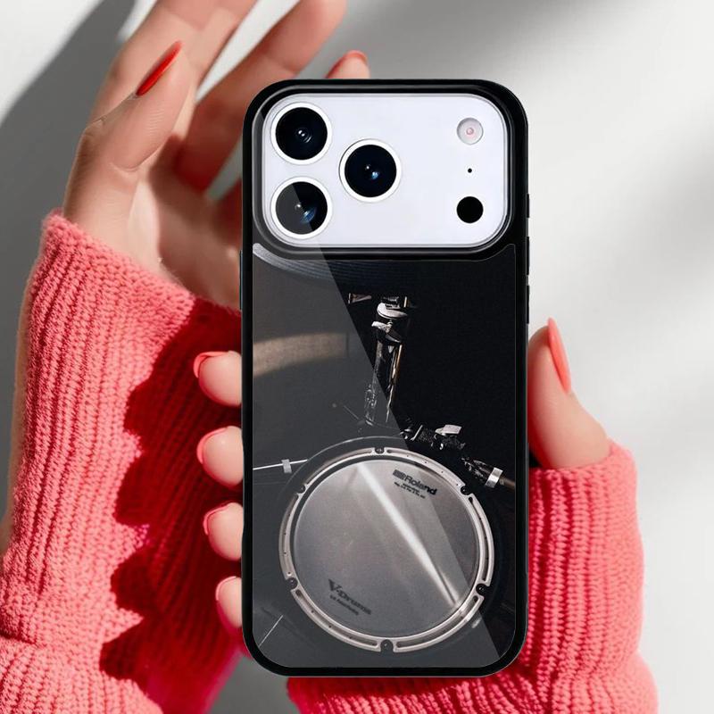 Drum Drummer Phone Case for iPhone 17 16 15 14 13 Pro Max Back Cover for 12 11 Pro Coque