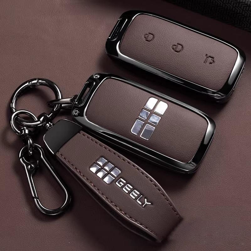 Husă cheie mașină pentru Geely Galaxy M9 2026 EX5 Emi E5 L7 Accesorii Mexic 2025 Breloc Capac telecomandă Carcasă Carcasă Fob