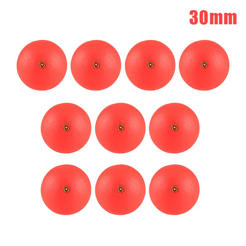 10 stk Eps Flytekule Skumkule Iøynefallende Bønner Hard Fiske Flottør Oppdriftskule Utendørs Flytende Fiskeutstyr 15Mm-36Mm