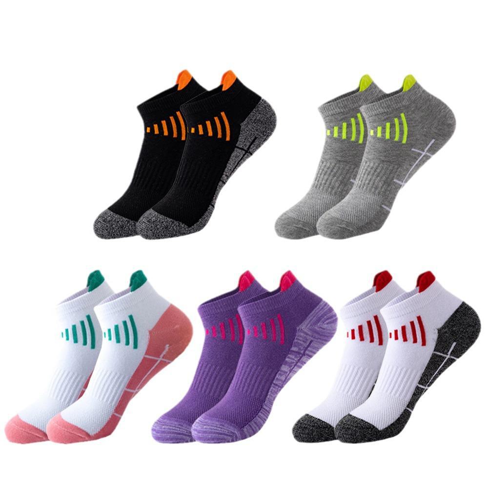 Women's Low-Cut Cotton Sports Socks for Running, Basketball, and Outdoor Fitness