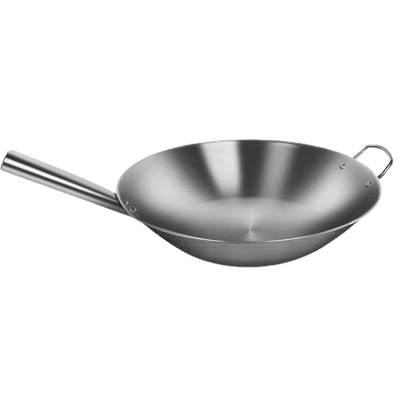 Zijin He s 201 Stainless Steel Stir-Fry Wok