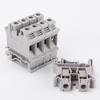 UK10N Flame-Retardant Copper Screw-Type Rail-Mounted Voltage Terminal Block