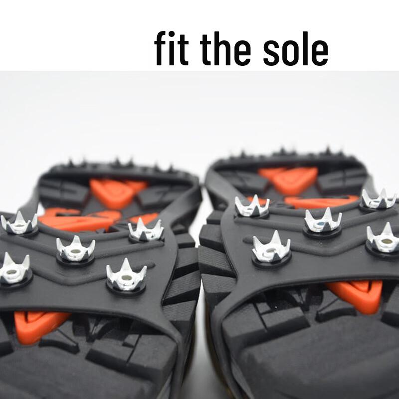 8-Tooth Anti-Slip Outdoor Ice Cleats