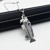 Retro Punk Fish Bone Necklace - Year After Year Timeless Design, Versatile Long Style Accessory