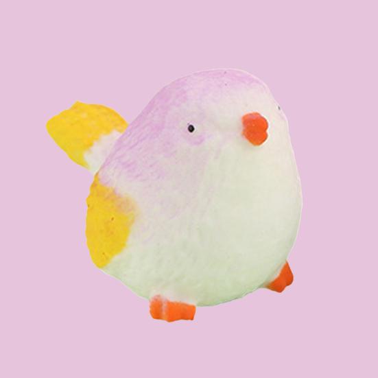 Simulated Bird Squeeze Toy Anxiety Relief Sparrow Sensory Fidget Toy Slow Rising Office Workers Relaxation Stress Ball